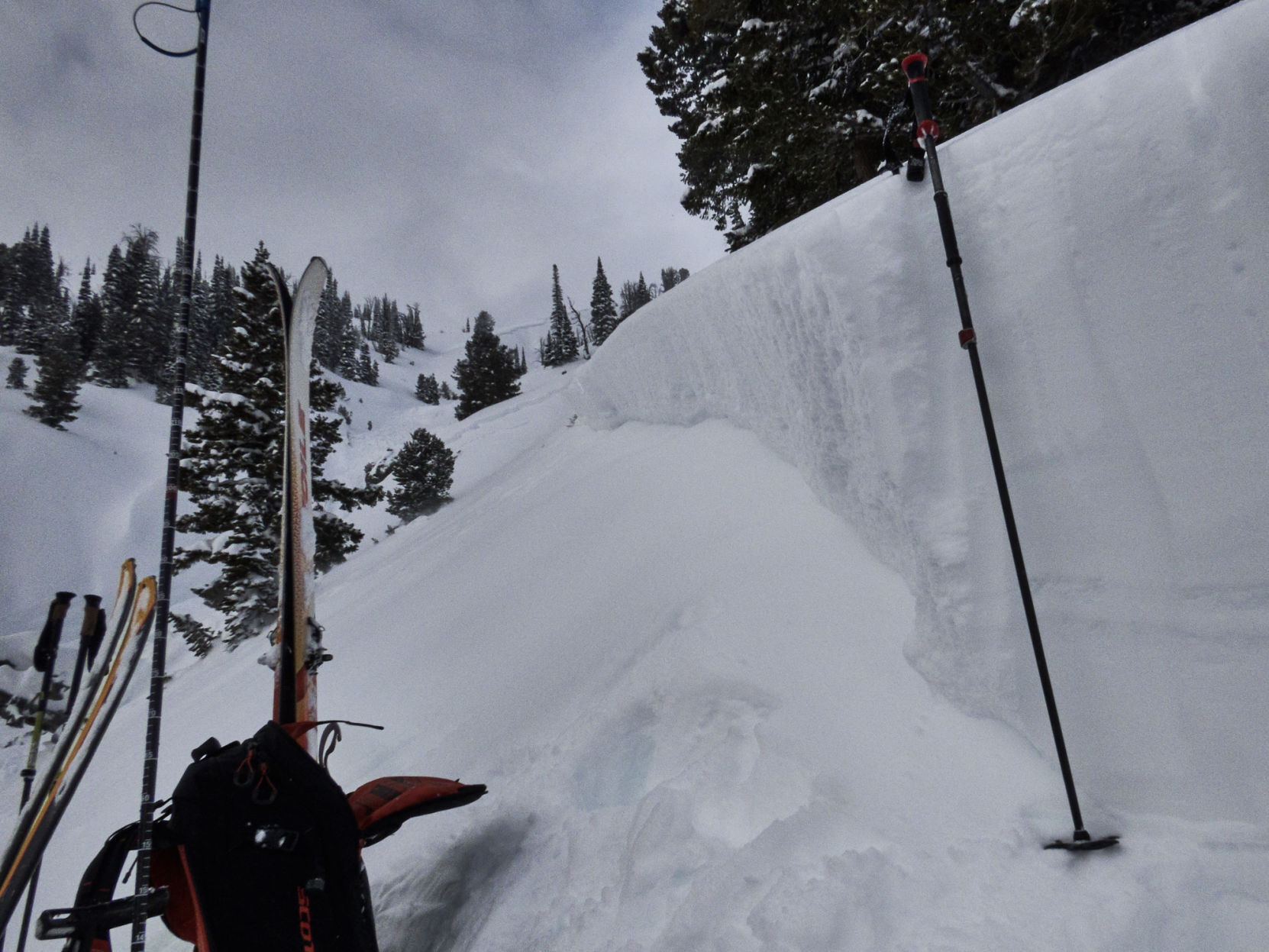 Smiley Creek avalanche